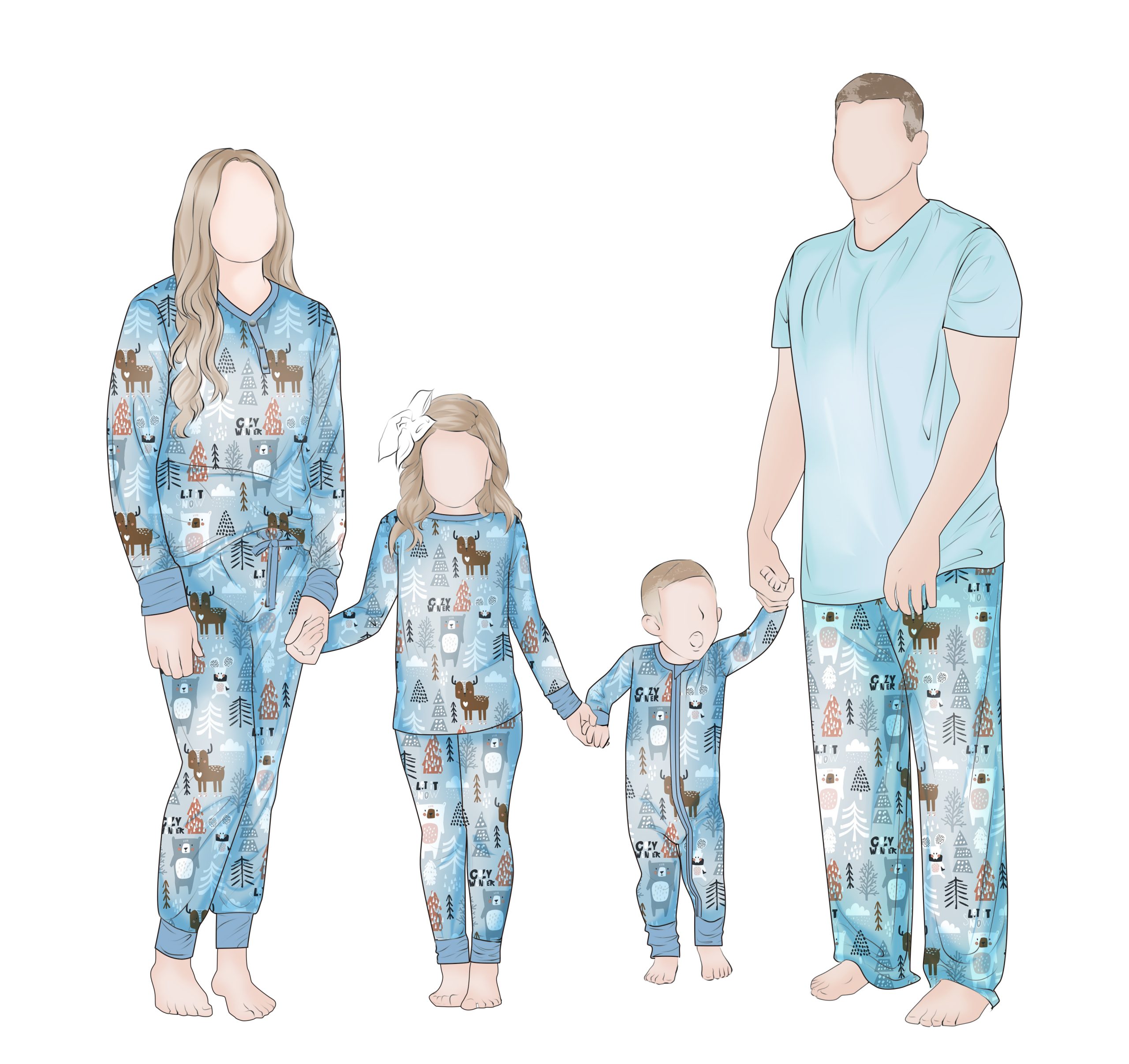 Bodycon Dress Velvet Snowflake: Matching Family Outfits