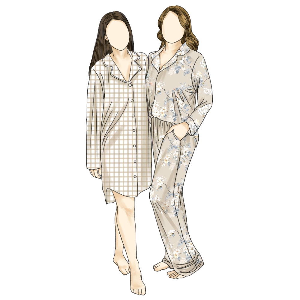 Harry Pajamas Eagle Grid: Matching Family Outfits Ideas