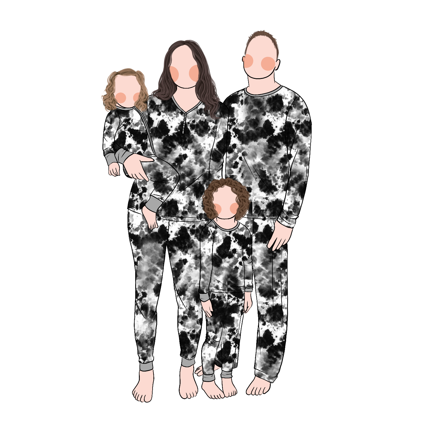 Family Onesies Fleece Hoodie Pajamas Set: Cozy Matching Family Outfits