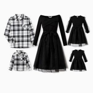 Wholesale Christmas Family Matching OEM Available Cartoon Dog Team Christmas Family Sweatshirts Santa Hat Snowflake Design Red