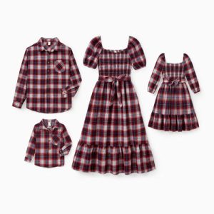 Bulk Customizable Christmas Outfits Cartoon Mouse Friends Plush Crew Neck Family Sweatshirts Snowflake Red