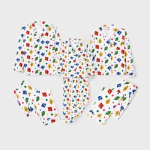 Wholesale OEM Christmas Collection Cartoon Mouse Friends Hooded Family Tops Christmas Print Red