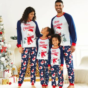 Bulk Customizable Christmas Outfits 3D Design Onesie Family Christmas Pajamas Multi Color with Matching Socks