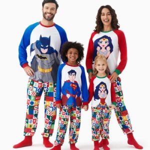 Wholesale Bulk Order Christmas Santa's Cookies Gingerbread Man Family Pajamas Multi Color with Matching Socks