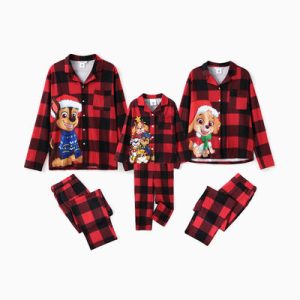 Bulk Order Factory Direct Christmas Christmas Elk & Bell Striped Family Pajamas White with Matching Socks