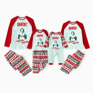 Customizable Bulk Family Matching Magic School Fleece Family Pajama Set Red with Matching Socks