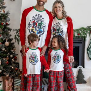 Wholesale Bulk Order Christmas Family Matching Black Almond Mesh Skirt & Round Neck Long Sleeve Tops Black